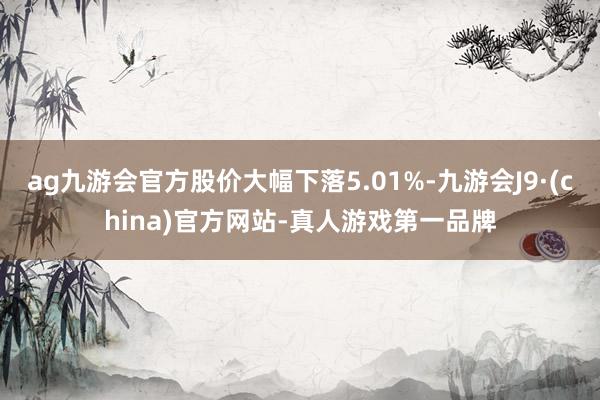 ag九游會官方股價大幅下落5.01%-九游會J9·(china)官方網(wǎng)站-真人游戲第一品牌