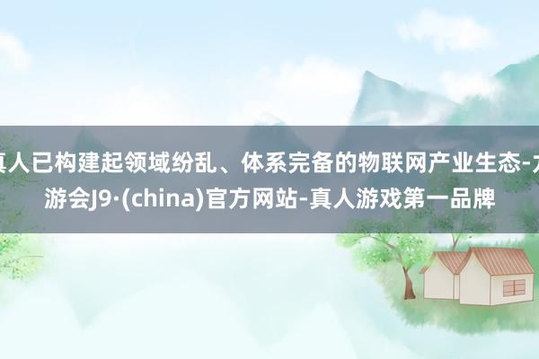 真人已構建起領域紛亂、體系完備的物聯網產業生態-九游會J9·(china)官方網站-真人游戲第一品牌