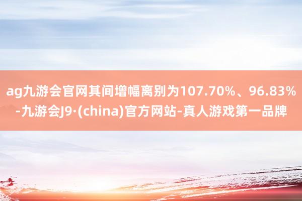 ag九游會官網其間增幅離別為107.70%、96.83%-九游會J9·(china)官方網站-真人游戲第一品牌